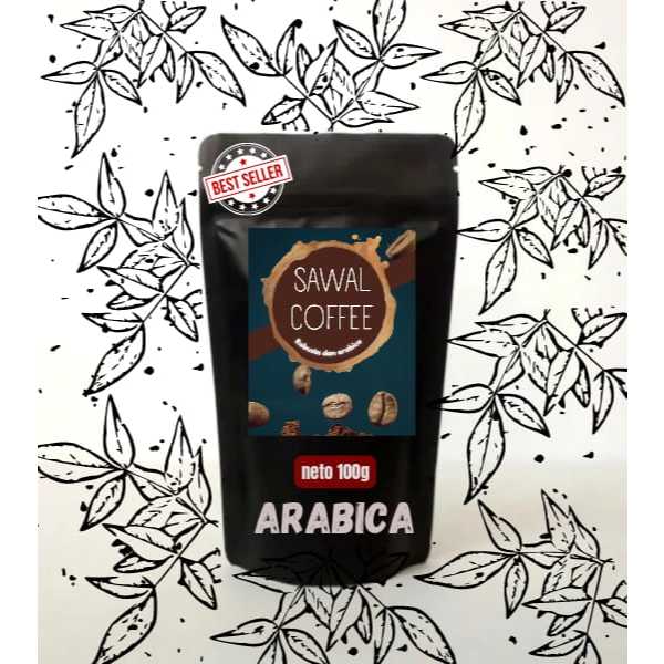 

Kopi bubuk original/kopi seduh tanpa gula/kopi gunung sawal original