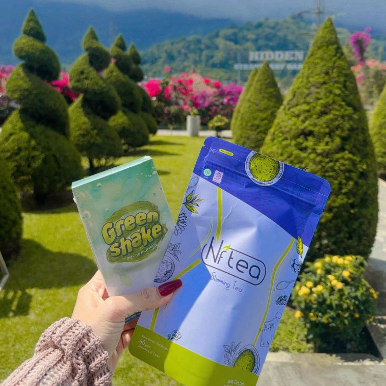 NFTEA Slimming Tea BPOM Aman Greenshake Minuman Pelangsing Herbal Terbukti Ampuh Menurunkan Berat Ba