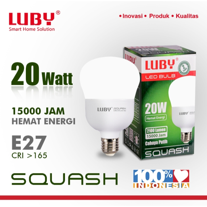 Lampu Led Luby Squash 20 Watt Cool Daylight