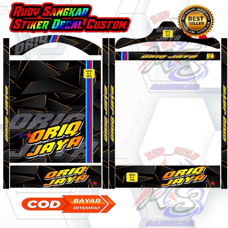STIKER DECAL SANGKAR BURUNG ORIQ JAYA Setiker Oriq jaya