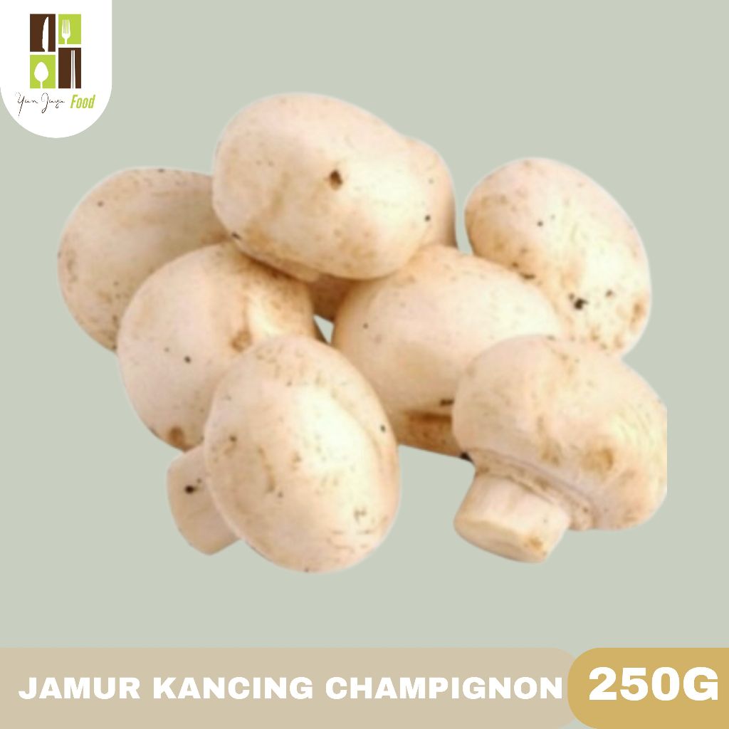 

Jamur Champignon/ Jamur Kancing / Champignon Mushroom / Sayur / Kemasan 250g