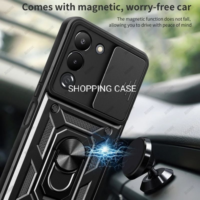 CASING ARMOR TRANSFORMER INFINIX NOTE 12 G96 CASE IRON AMROR SLID+RING PROTECTOR KAMERA ROBOT HARDCA