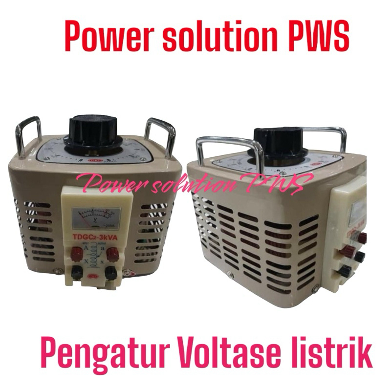 Oki Slide Regulator 3000 Watt / Stabilizer Manual model putar Dari 0 s/d 250 Volt 3000w / Alat Penga