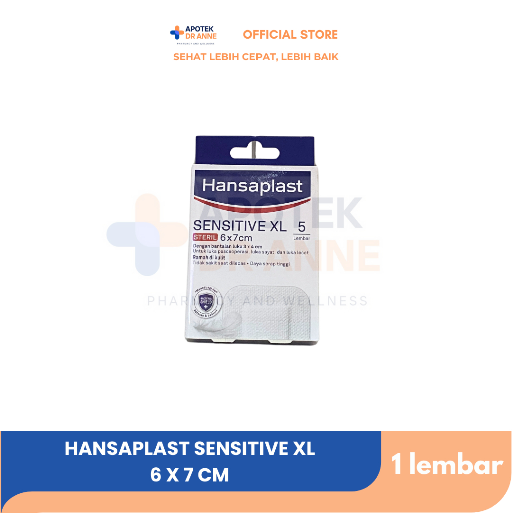 Hansaplast Sensitive Steril XL - Plester Luka