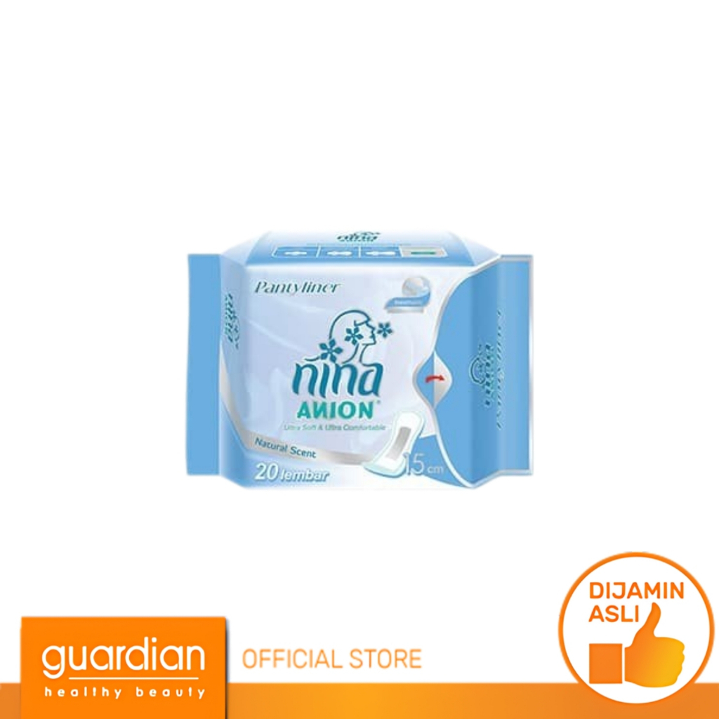 NINA ANION Pantyliner Natural 15Cm 20S
