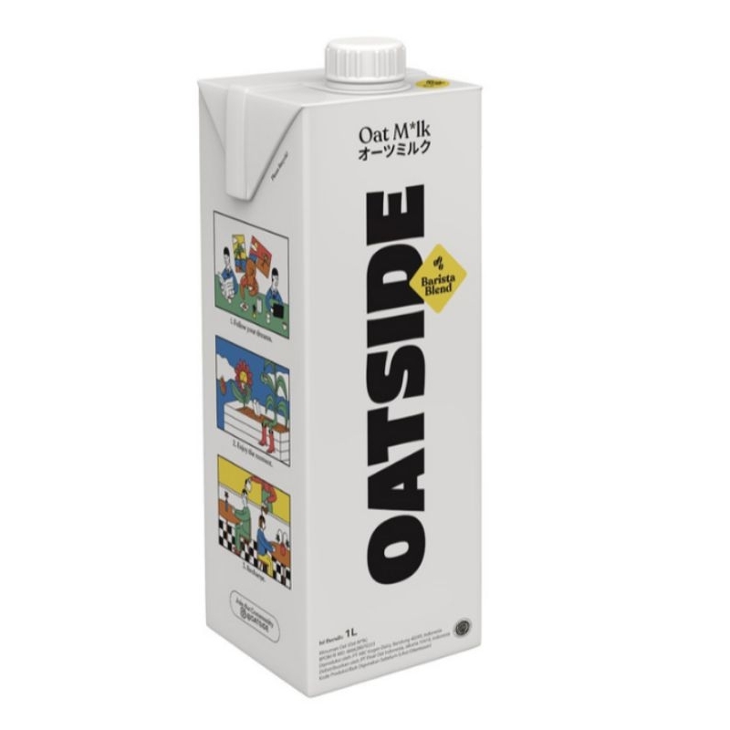 

OATSIDE Susu Oat Barista Blend isi 1 Liter