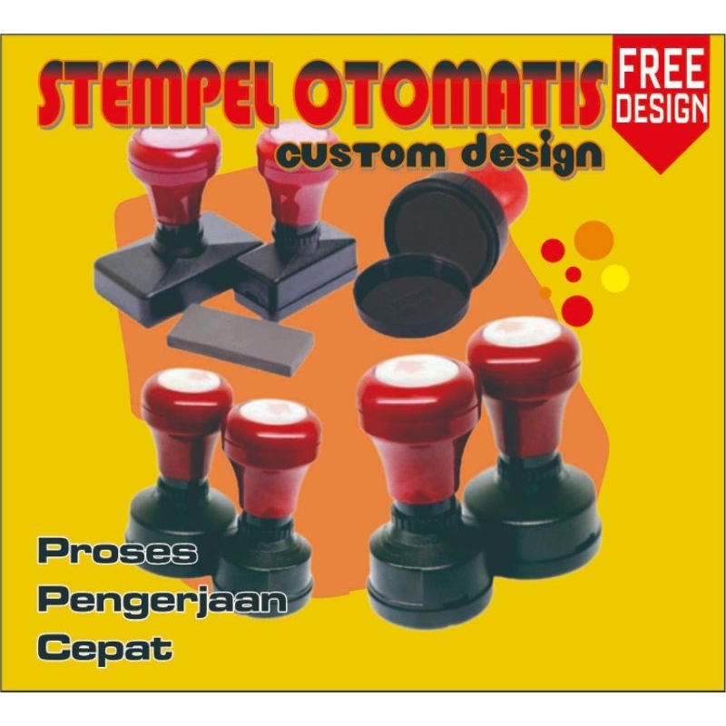 stempel flash / stempel otomatis