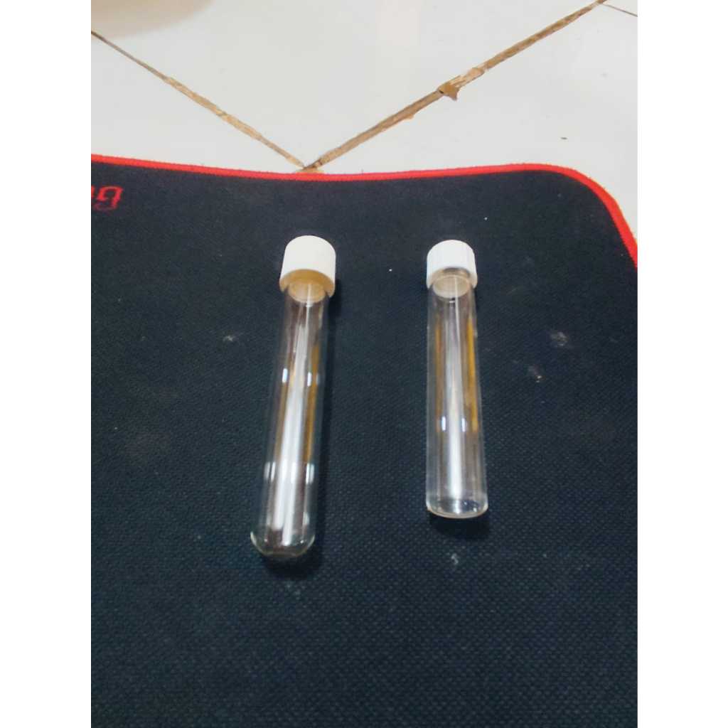 Tabung Reaksi Kaca Ada Tutup isi  3