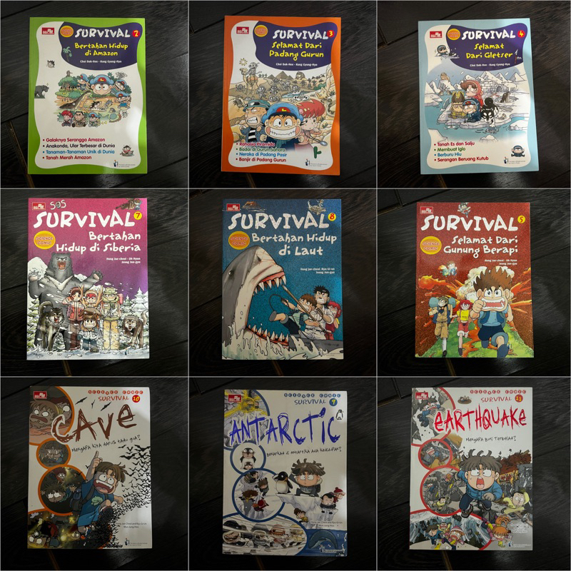 Science Comic SURVIVAL | Buku Anak SURVIVAL | Komik Anak SURVIVAL
