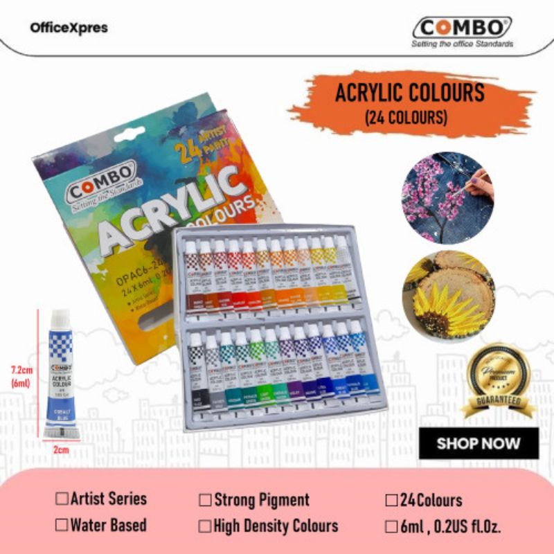 

Cat Akrilik 24 Warna Combo