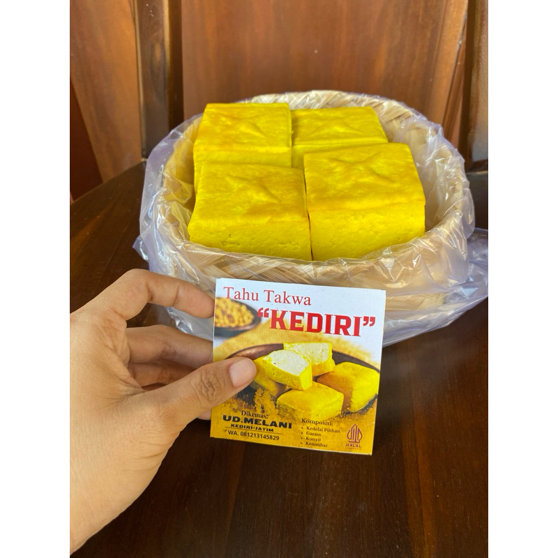 

Tahu Kuning Tahu Taqwa Asli Kediri Original Isi 8 biji
