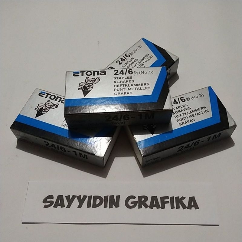 

Isi Hekter 24/6 Isi Staples No 3