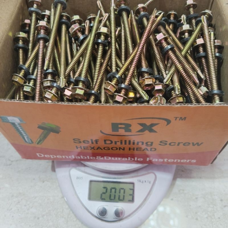 Baut Roofing Baja Ringan 1270 300 Pcs 1 Kotak Baut Roofing Baja Ringan 1270