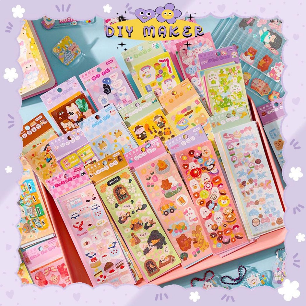 

DM Stiker Pack DIY Dekorasi Case HP Mainan Stiker Anak Photocard Buku Jurnal Pet Adventure - SD09