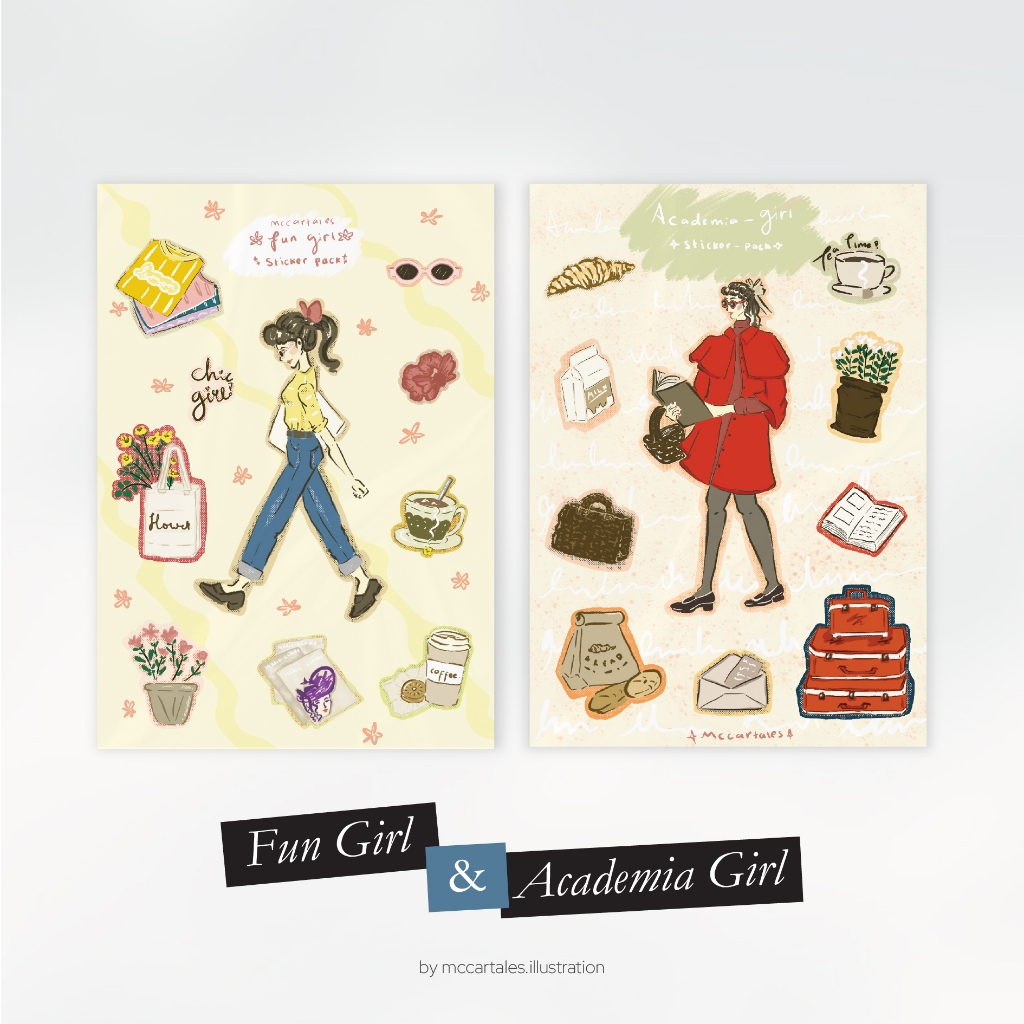 

Sticker Aesthetic Things Journaling Deco Sticker Sheet by mccartales