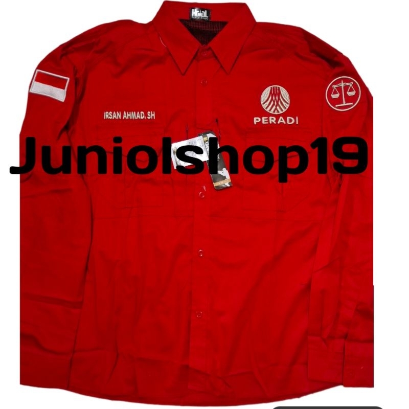 SERAGAM PERADI ADVOKAT PREMIUM/KEMEJA TACTICAL ADVOKAT/KEMEJA PDL TACTICAL FULL BORDIR TIMBUL/SERAGA