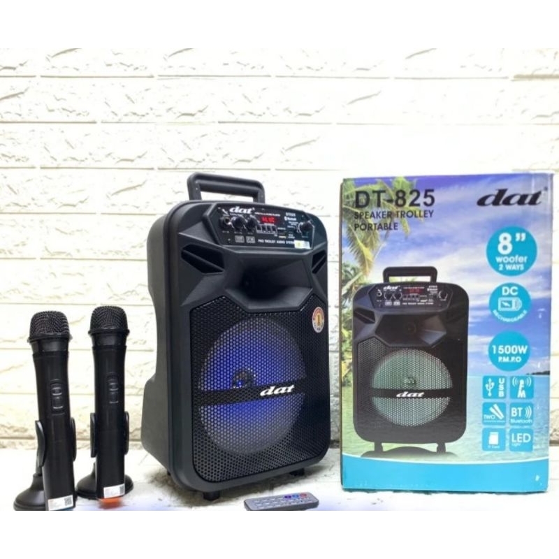 Speaker Portable Wireless Dat DT 825 Original Bluetooth - USB