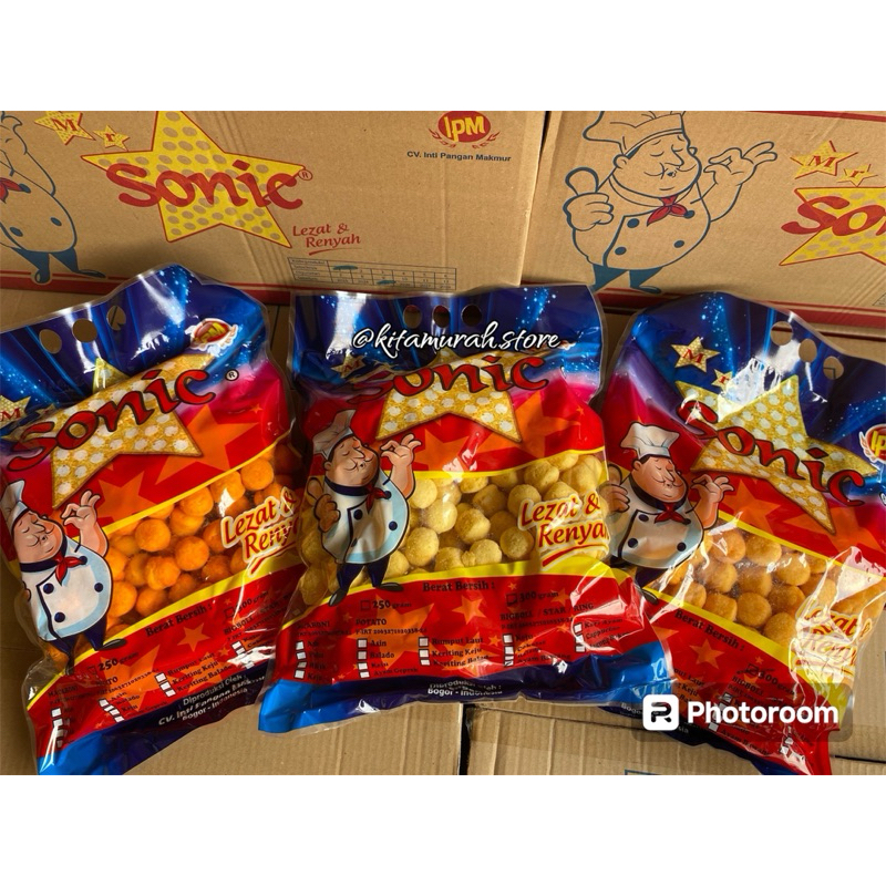 

SNACK CHIKI BALLS SONIC BIGBOL 300GRAM