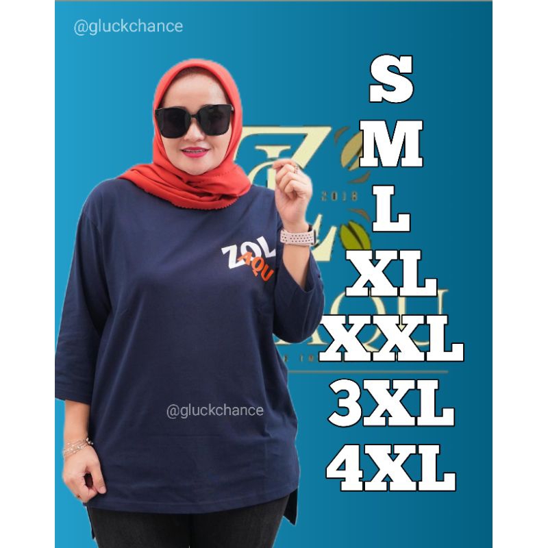 ATASAN ZOLAQU ORI ORIGINAL TERBARU JUMBO POLOS KAOS MERAH PUTIH 17 AGUSTUSAN 2024 WANITA CEWEK LENGA