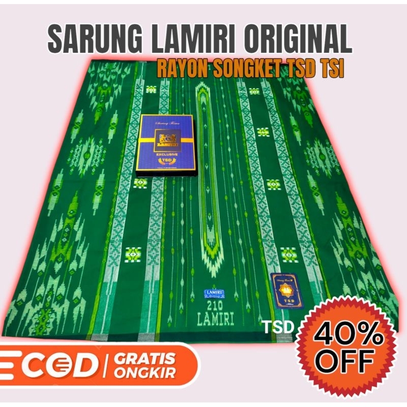 SARUNG LAMIRI RAYON TSD TSI ORIGINAL LAMIRI BAYAR DITEMPAT