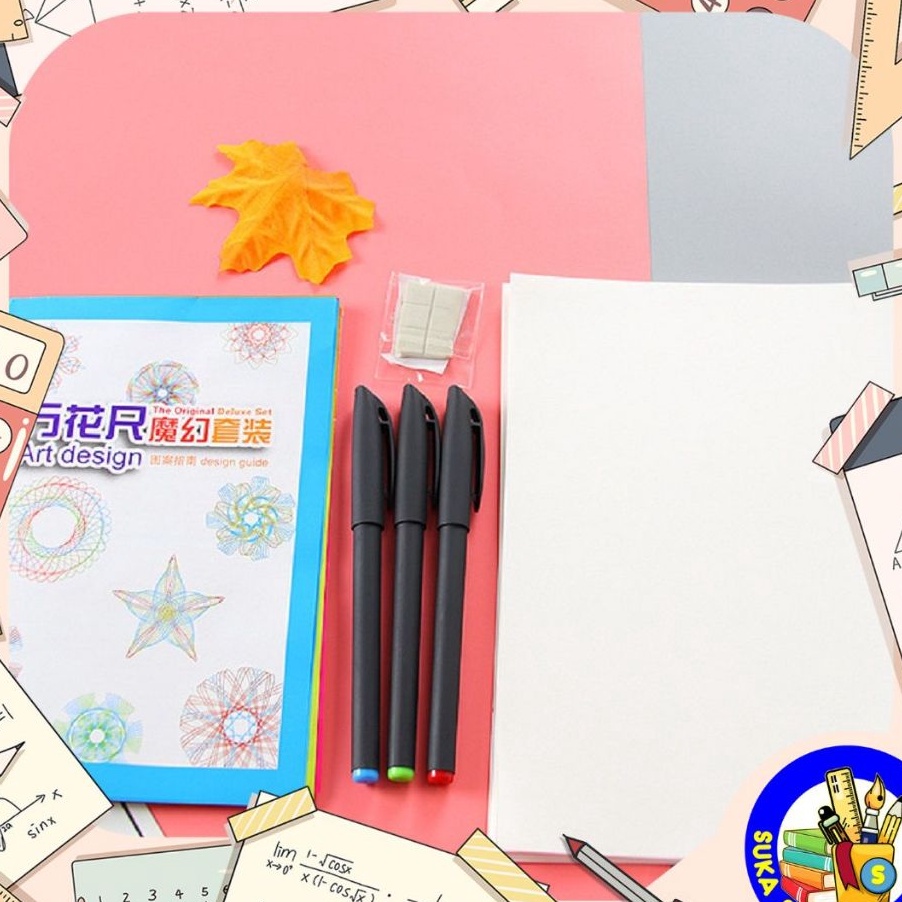 

SPECIAL SET Penggaris Rotary Penggaris Pola Bunga Sekolah RS12