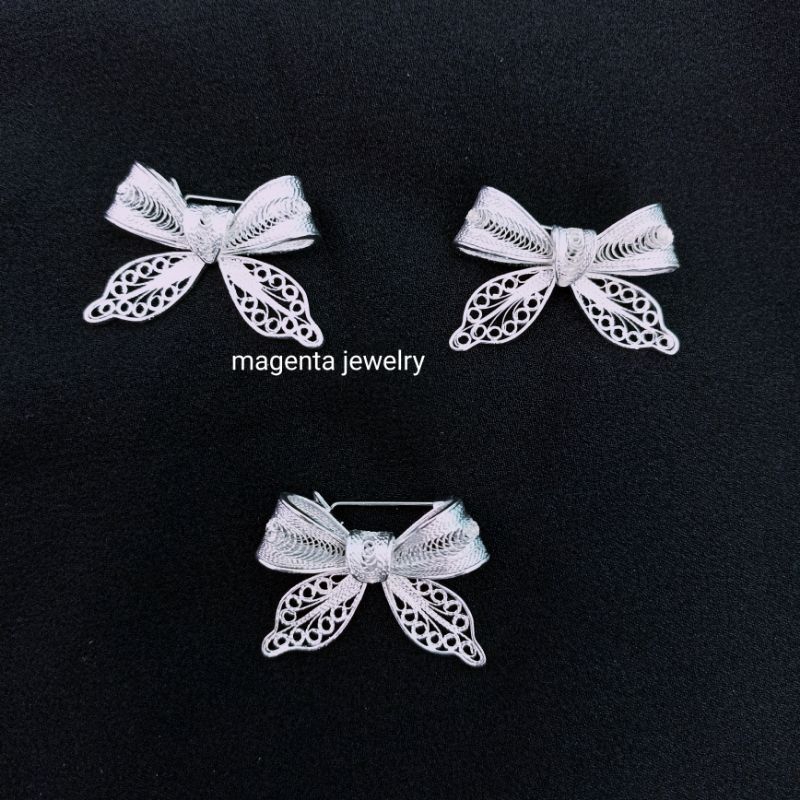 bros hijab handmade tembaga lapis perak asli kotagede BK002