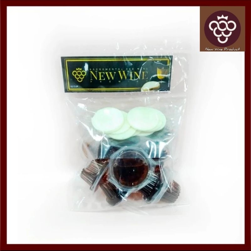 

Anggur Perjamuan Kudus Premium Cup + Hosti Polos Isi 5,10,25