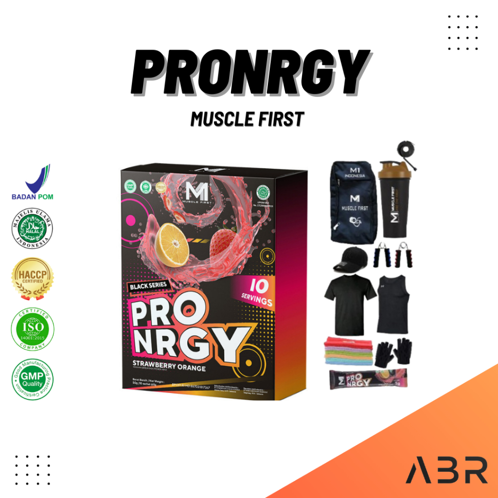 Muscle First Pro NRGY Pre Workout Energy Drink 10 Sachet  - Membantu Meningkatkan Energi dan Perform