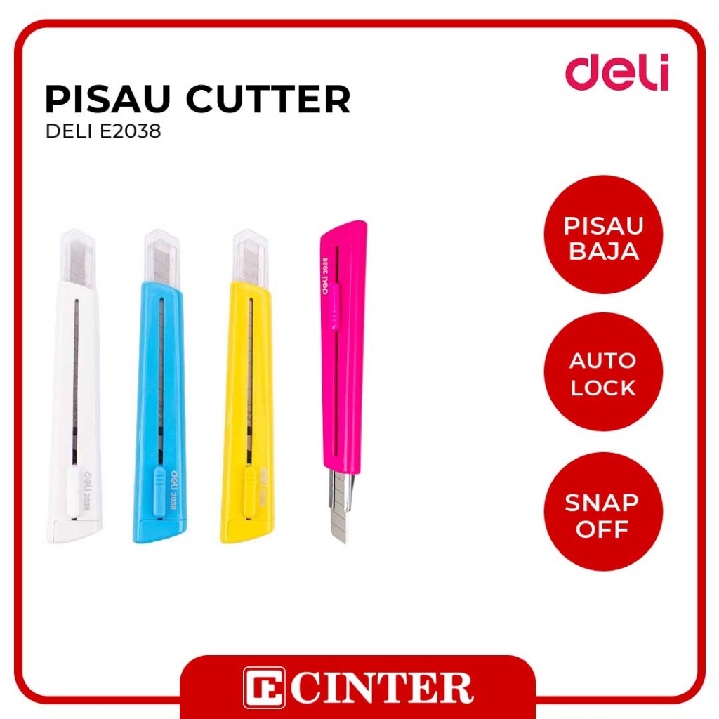 

DELI - PISAU PEMOTONG / CUTTER E2038