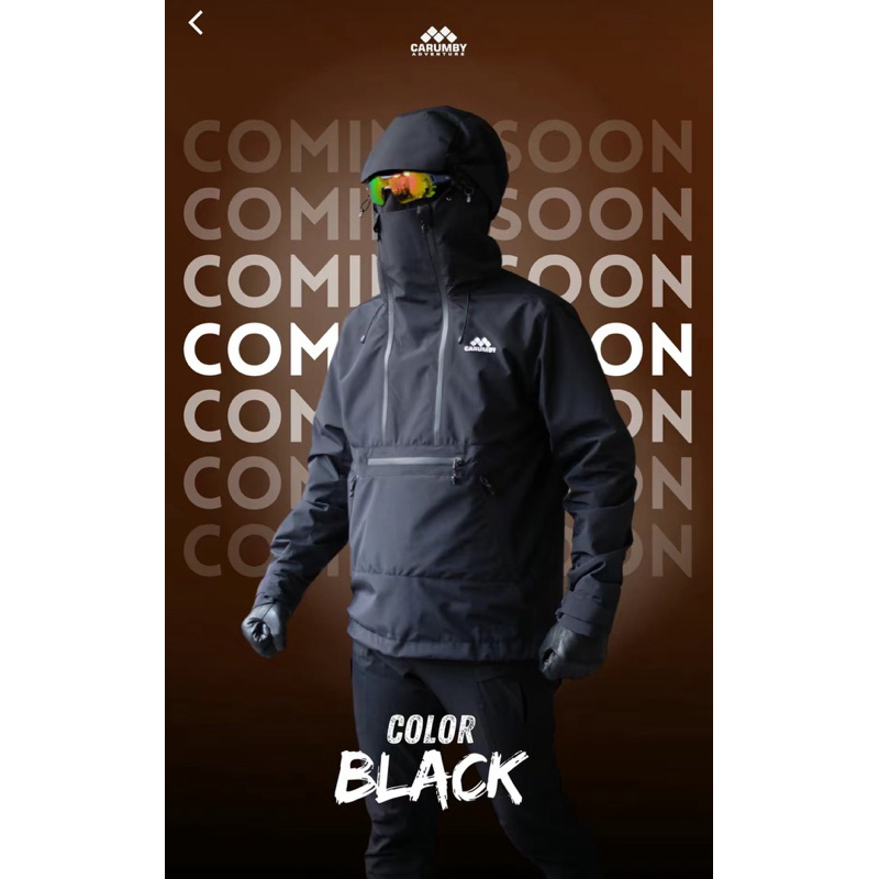 Carumby aoki hitam sz M