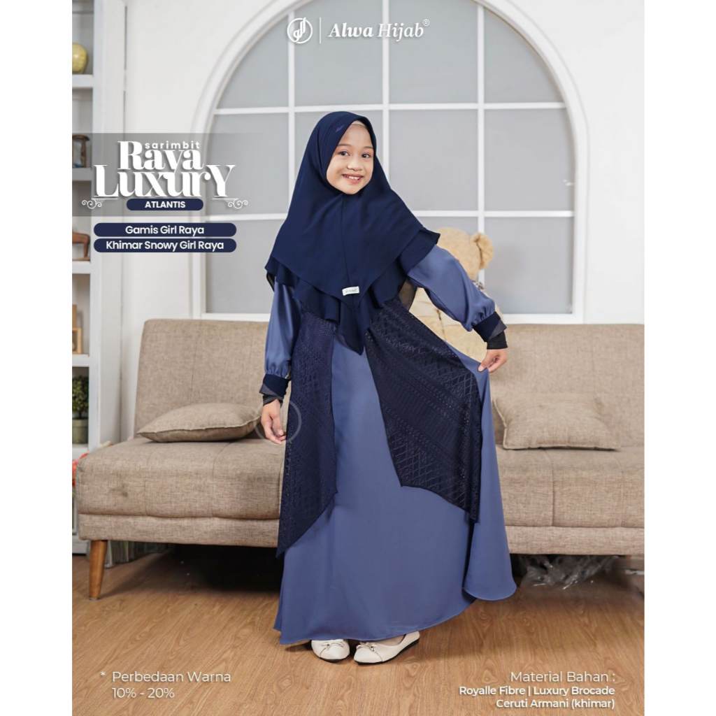 ALWA HIJAB LUXURY GIRL DRESS SET