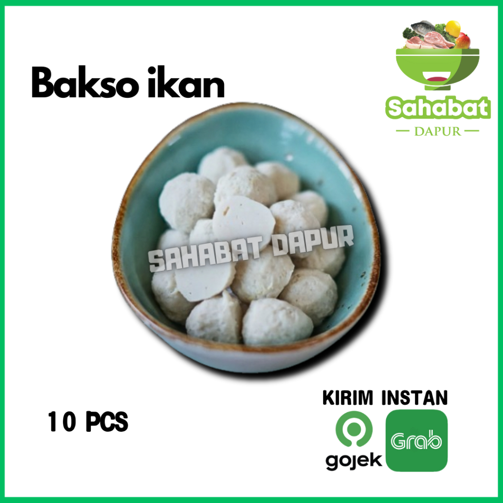 

Bakso Ikan 10pcs / Frozen Food - Sahabatdapur