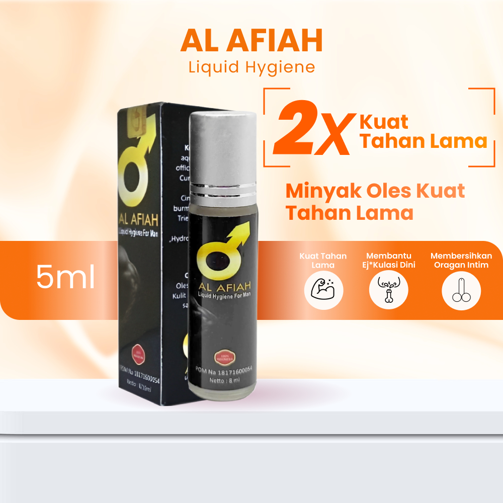 Al-Afiah Minyak Oles Herbal Jaminan Kuat Tahan Lama Pria Original Bpom