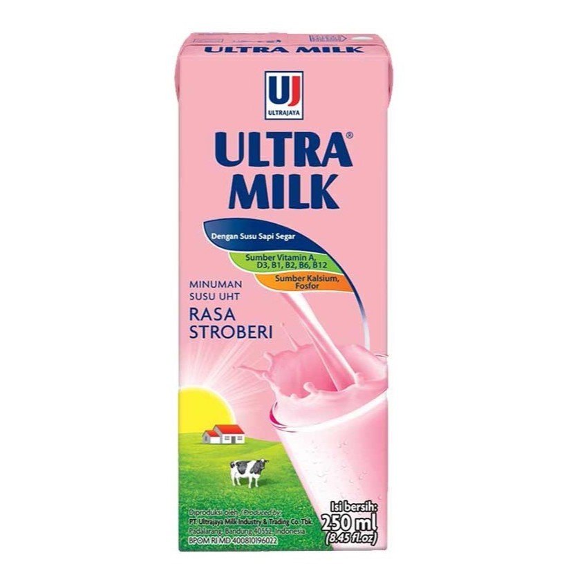 

Ultra milk strawberry 250 ml / pcs