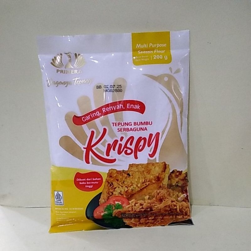 

PRIMERA TEPUNG BUMBU KRISPY SERBAGUNA 200 GR