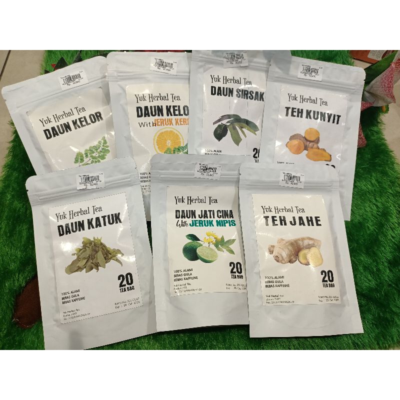 

Teh herbal 100%alami bebas gula& kafein