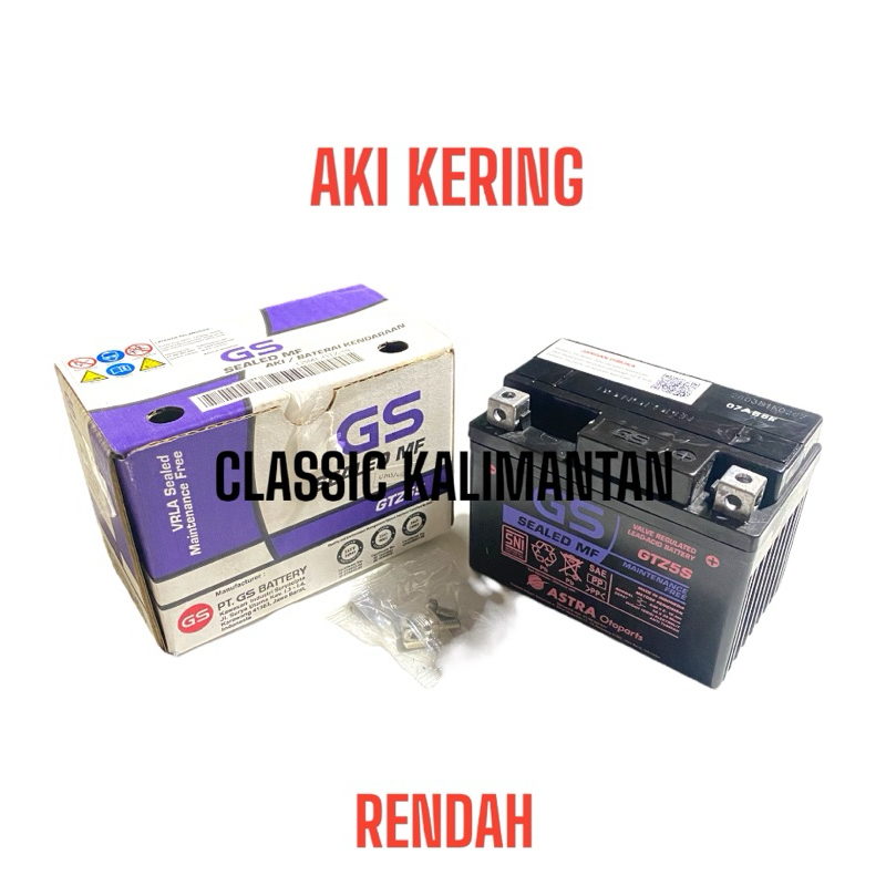 AKI RENDAH MATIC GS SEALED MF GTZ5S BERKUALITAS ORIGINAL