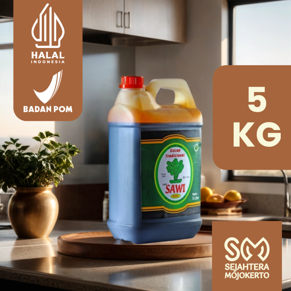

Jerigen Sawi Kecap Manis Lokal - Halal, BPOM dan Gurih