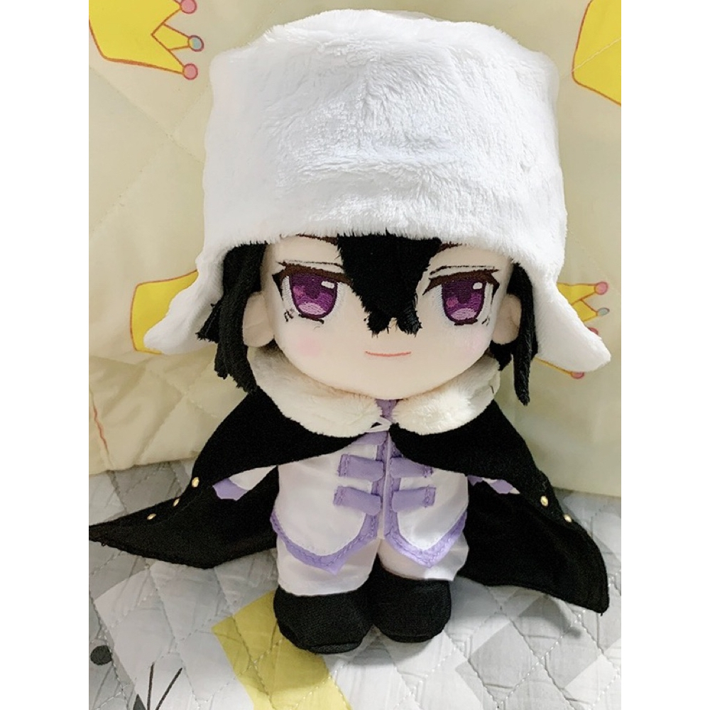 20CM Anime Bungo Stray Dogs Fyodor Dostoevsky Cute Soft Stuffed Toys Plush Cotton Dolls With Outfits