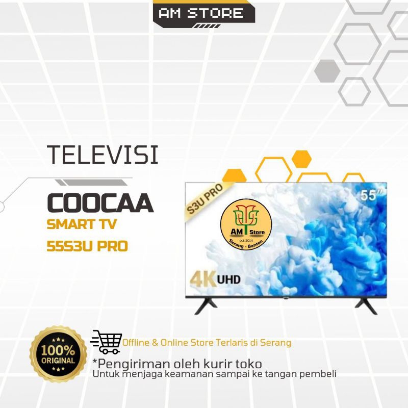 SMART TV COOCAA 55" 55S3U PRO