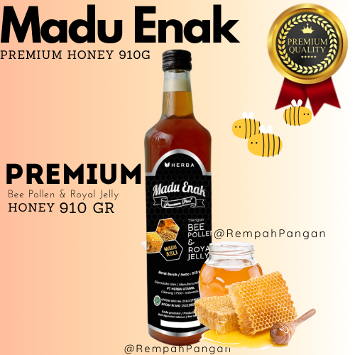 

Nafariz724 Madu Enak Premium Plus 910G 100% Madu Asli