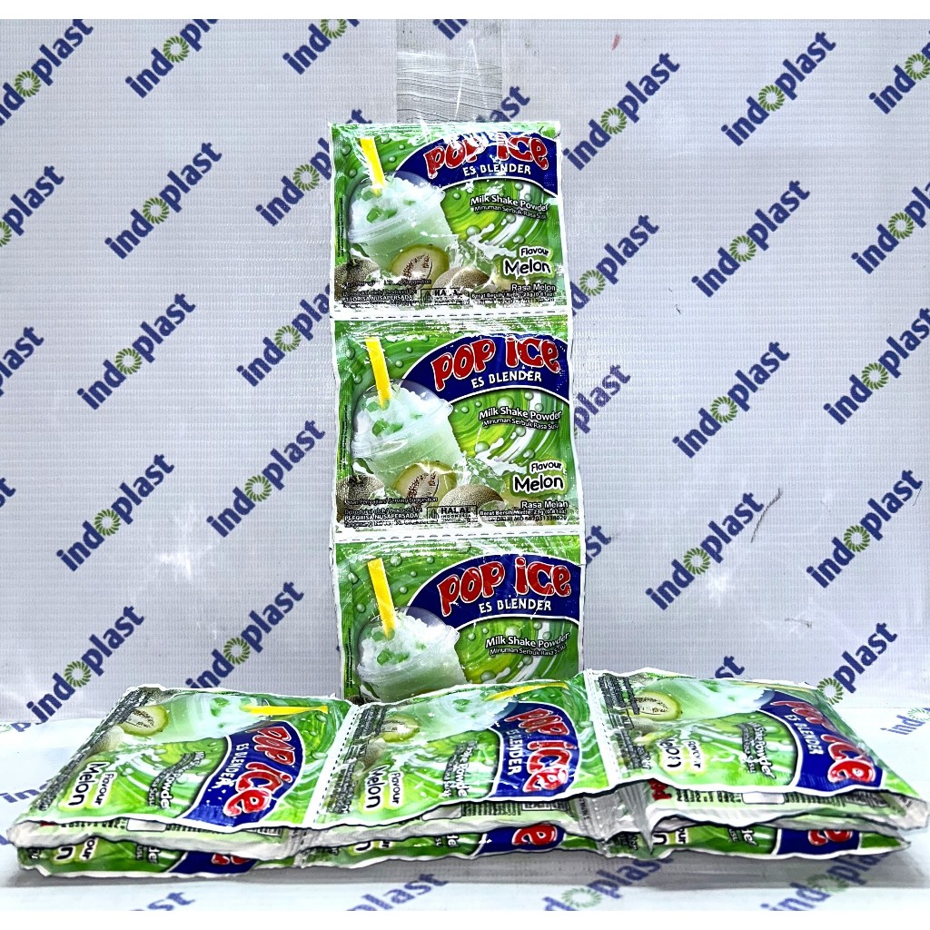 

Pop Ice Milk Shake Powder Melon 25 gr 10 Pcs