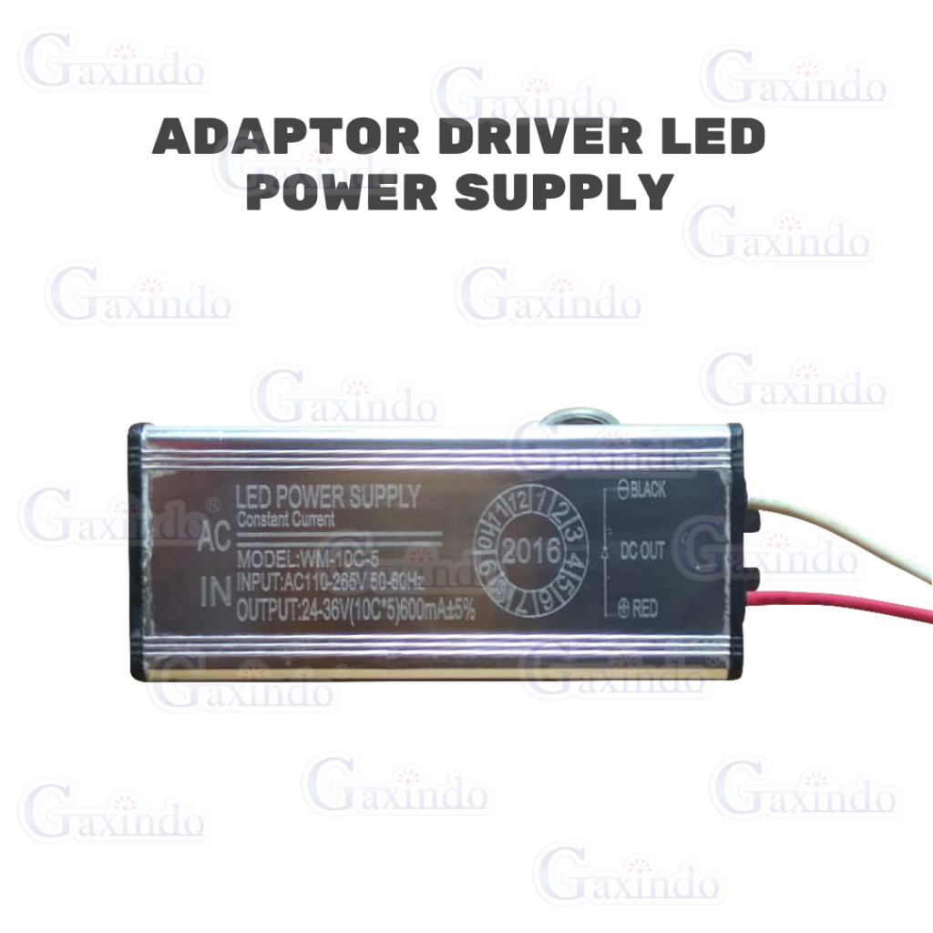 ADAPTOR DRIVER LED POWER SUPPLY 10/20/30/50 WATT T5112 TRAVO DRIVER LAMPU SOROT