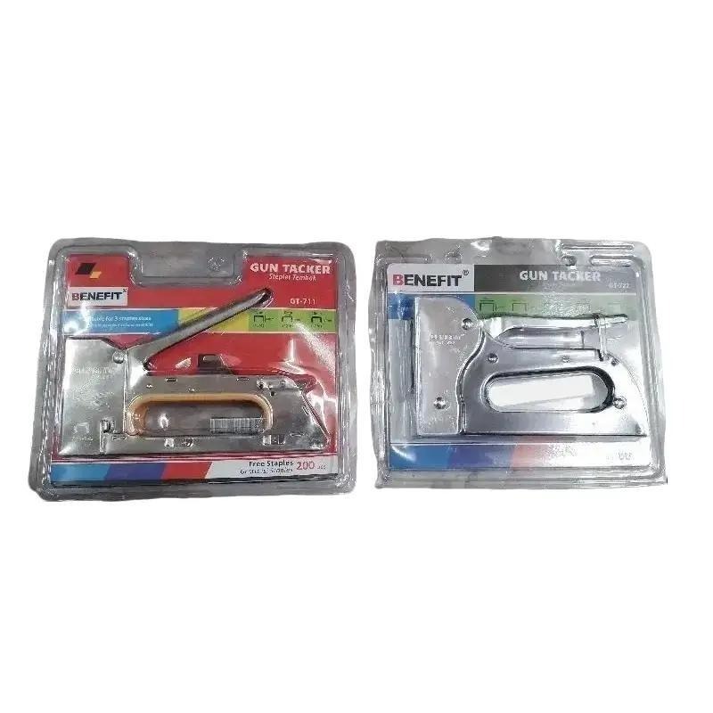 

Stapler Tembak GUNTACKER BENEFIT Besi GT-711 & GT-722 ( 13/4 ) ( 13/6 ) ( 13/8 ) Staples Gun