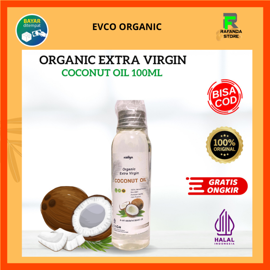 

EVCO MURNI 100ml Nadiya Asli Minyak Kelapa Kualitas Terbaik EVCO Alam VCO