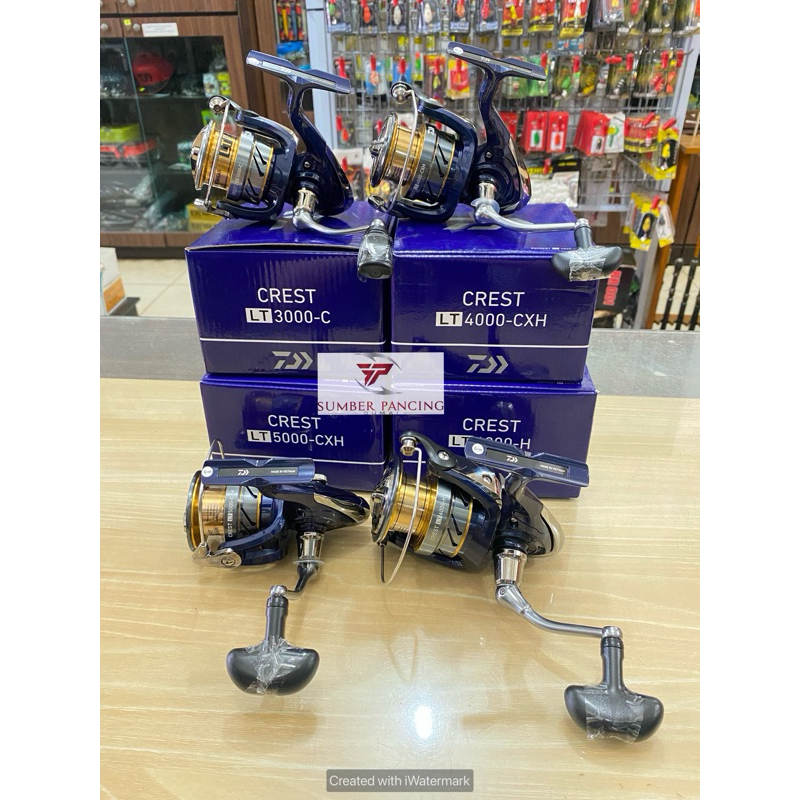 Reel Daiwa Crest LT 3000 4000 5000 6000 Made in Vietnam