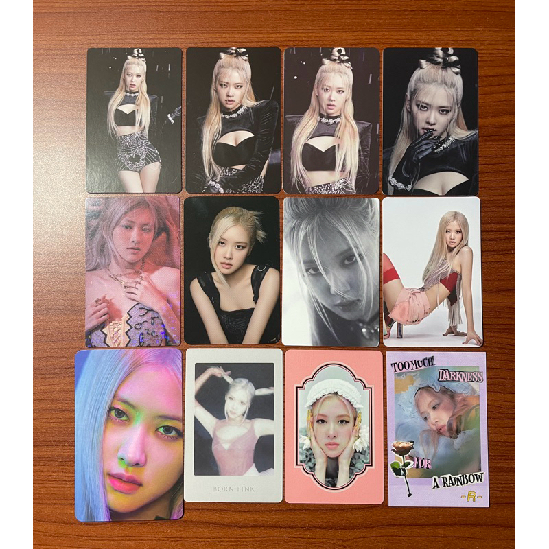 OFFICIAL PHOTOCARD PC ROSE BLACKPINK PART 1