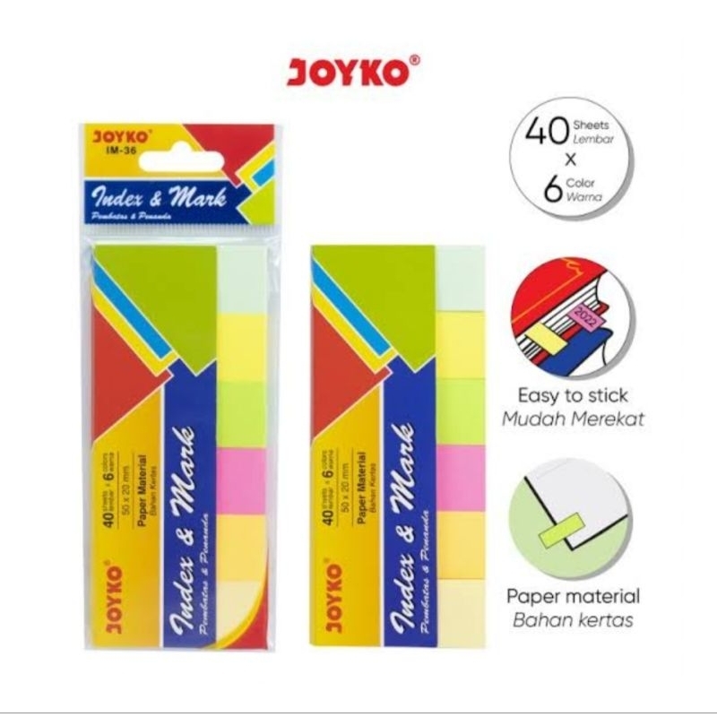 

InJO (24 Set) Index & Marker Joyko IM-36