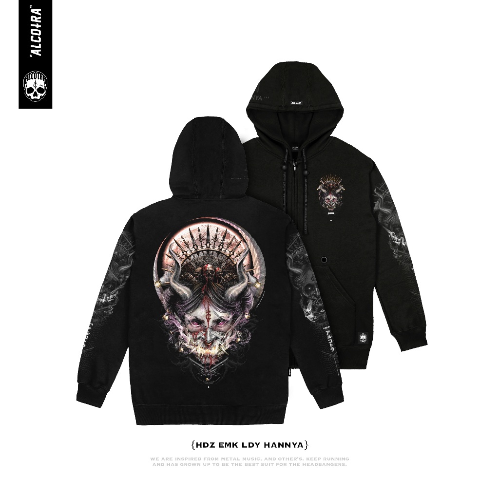 HDZ EMK LDY HANNYA // HOODIE ZIPPER EMAKI LADY HANNYA // HOODIE ZIPPER ALCOTRA