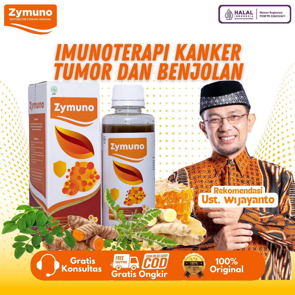 Zymuno Madu Herbal Imunoterapi Solusi Kanker dan Benjolan Official 1 Botol